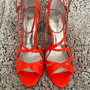 Ivanka Trump Orange heels women’s 9.5